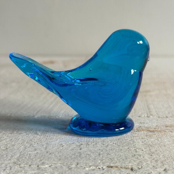 Vintage Blue Bird of Happiness - Signed Leo Ward and Dated 1996 - Picture 3 of 11